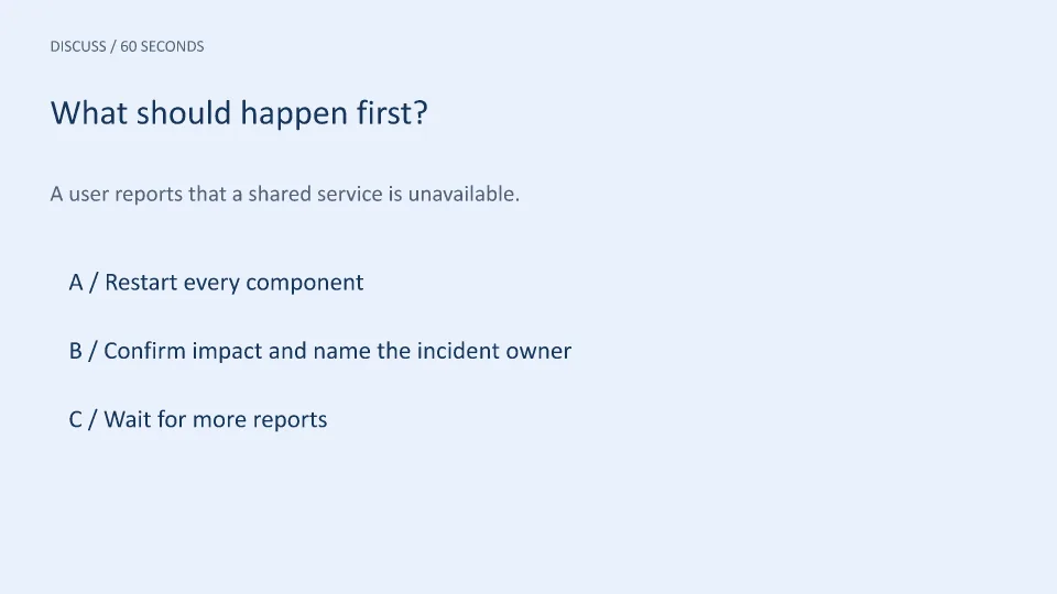 Generated PowerPoint example: A short training quiz deck